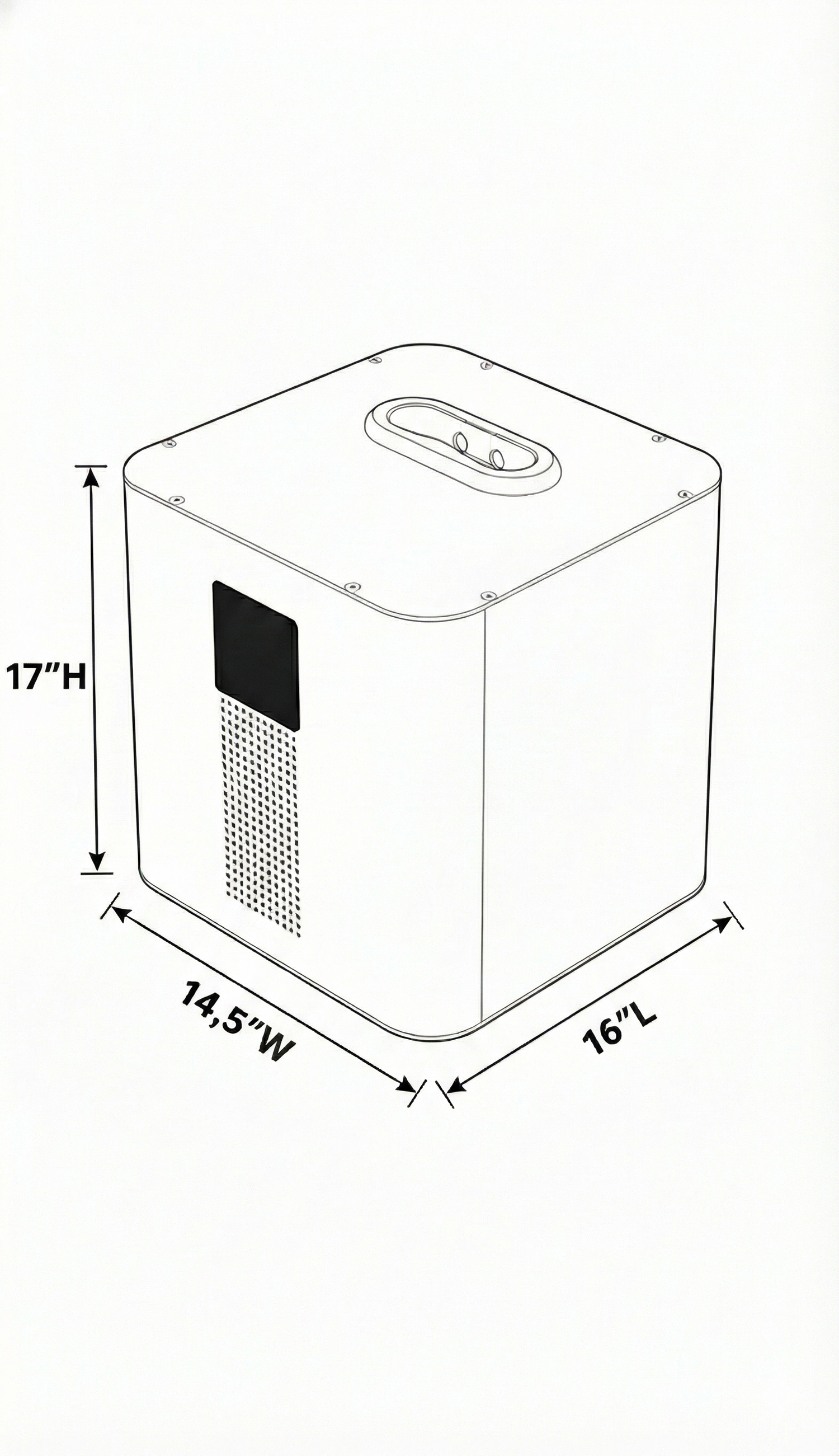 HomePlunge Bella — 1/2 HP Cold Plunge Chiller for Your Bathtub