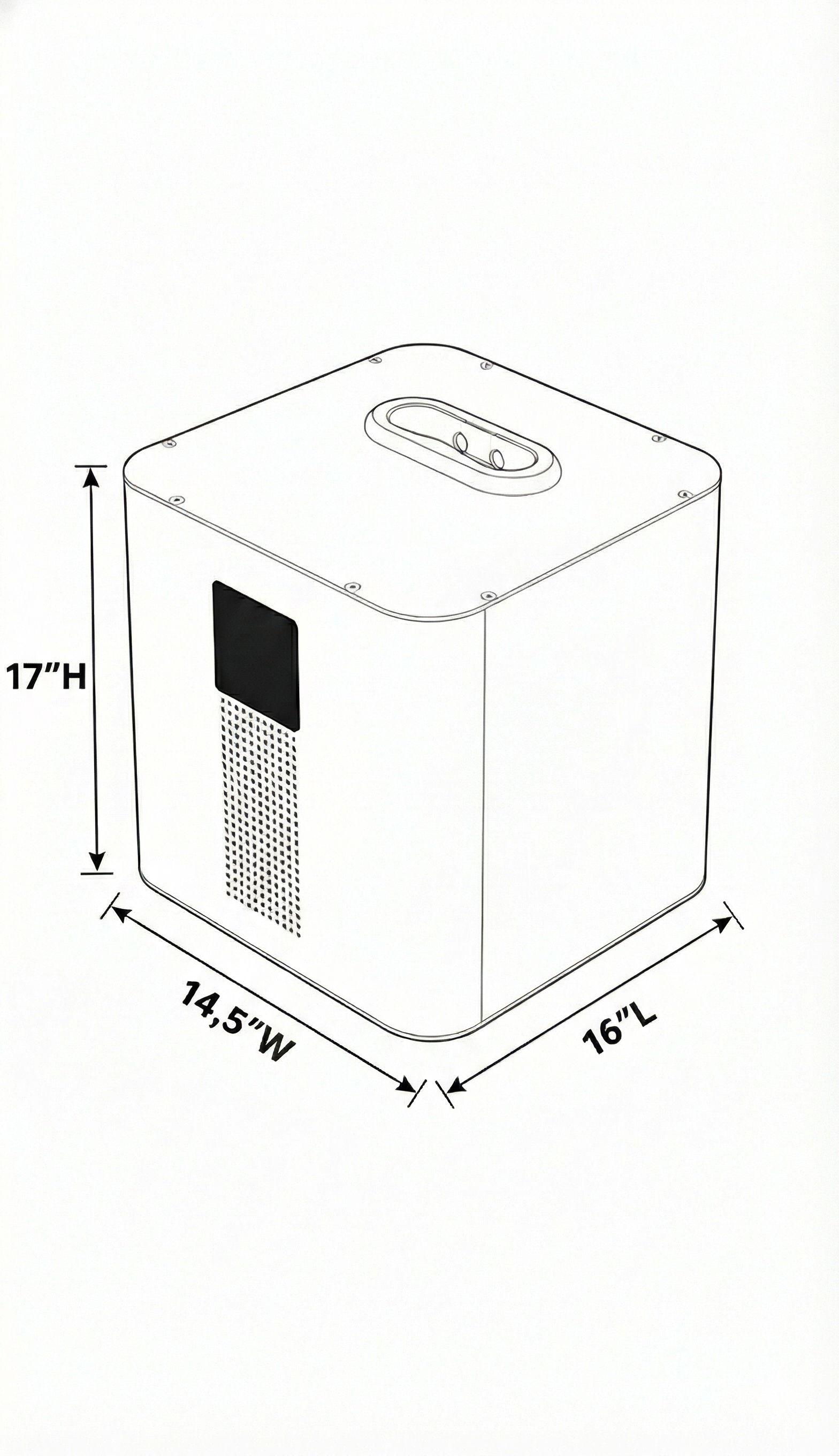 HomePlunge Bella — 1/2 HP Cold Plunge Chiller for Your Bathtub