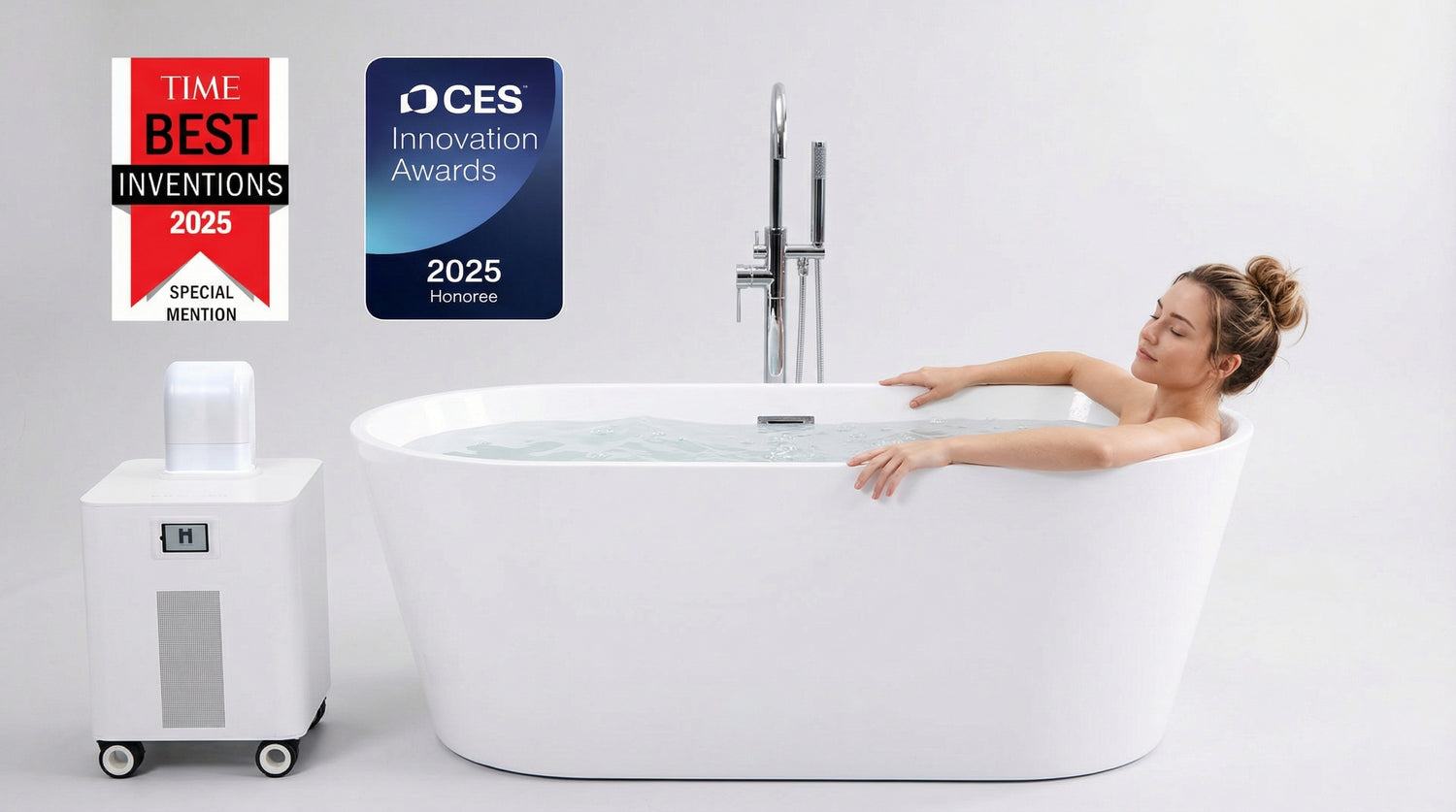 HomePlunge H3 — Cold Plunge & Ice Bath Chiller for Your Bathtub